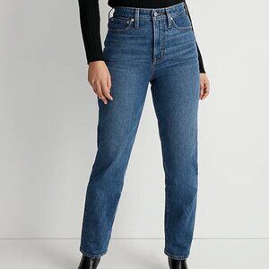 NWT Madewell The Curvy Perfect Vintage Straight Jeans in Mayfield Wash